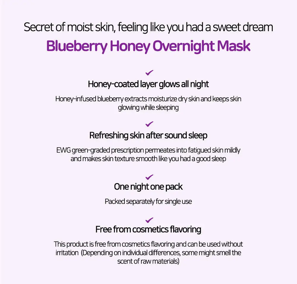 Frudia Blueberry Honey Overnight Mask
