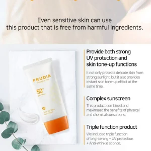 Frudia Tone-Up Base Sun Cream