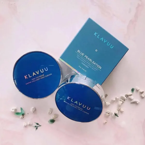 KLAVUU Blue Pearlsation High Coverage Marine Collagen Aqua Cushion