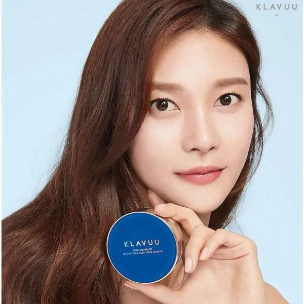 KLAVUU Blue Pearlsation High Coverage Marine Collagen Aqua Cushion