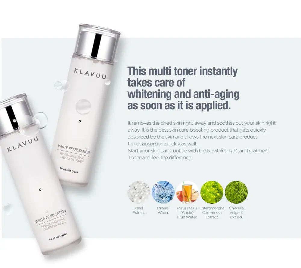Klavuu White Pearlsation Revitalizing Pearl Treatment Toner