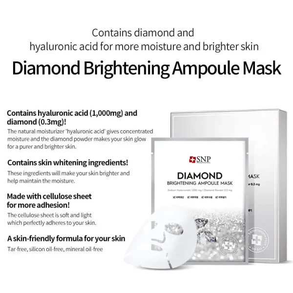 SNP Diamond Brightening Ampoule Mask
