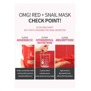 double dare OMG! Red Snail Mask