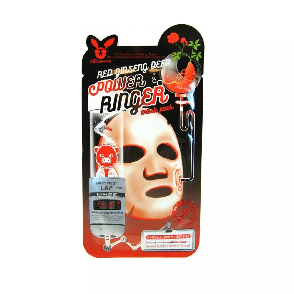 Elizavecca Red Ginseng Deep Power Ringer Mask Pack