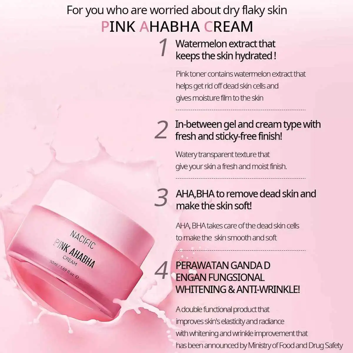 NACIFIC Pink AHABHA Cream